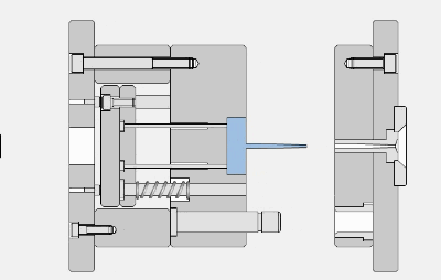 一目了然的模具结构动态图！快来看看吧！！！,分型,机构,侧向,脱模,第27张