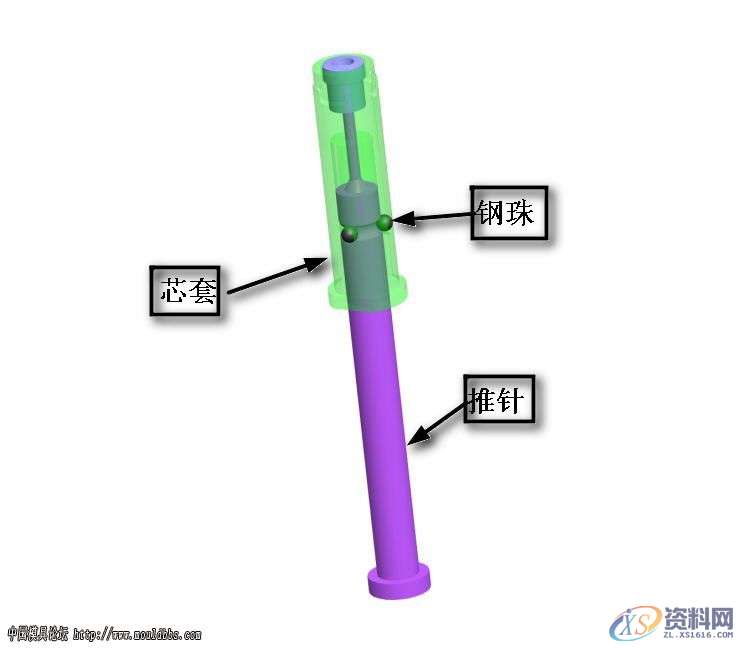 塑胶模具设计:洗发水瓶盖模具结构,洗发水瓶盖模具结构,模具设计,塑胶,模具,第7张