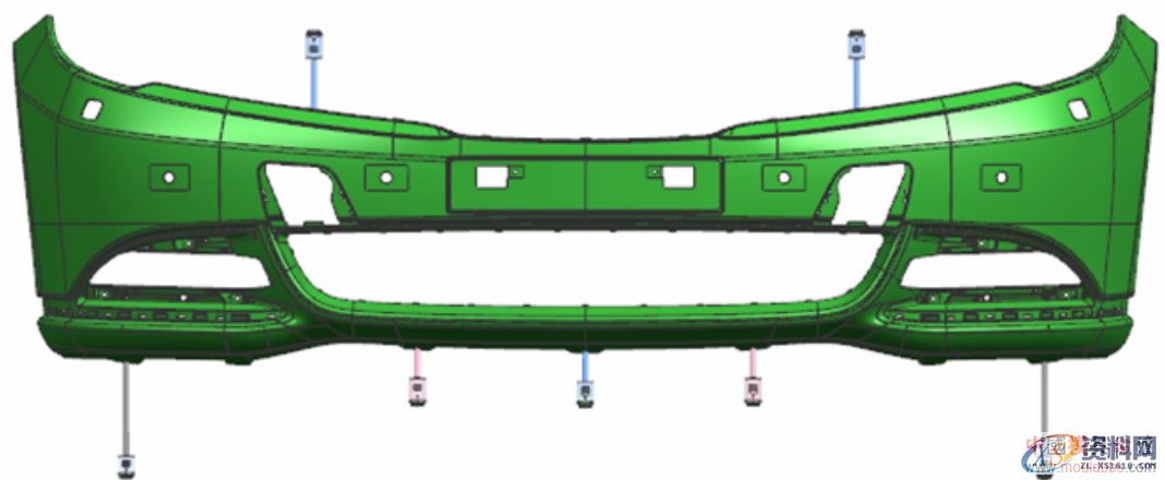 汽车前保险杠内分型结构介绍,汽车前保险杠内分型结构介绍,分型,结构,第8张