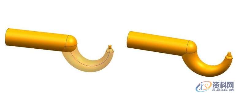 UG快速画牛角进胶的绝招,第4张