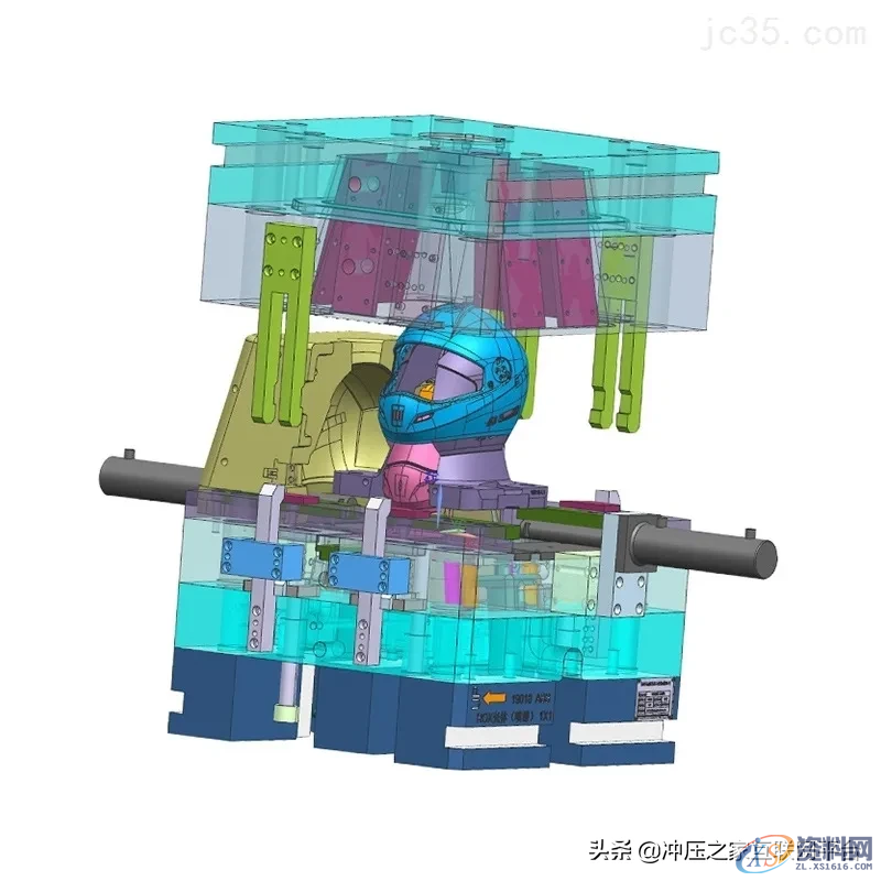 探秘头盔模具结构,加工,模具,第3张 探秘头盔模具结构,又要威又要戴头盔!探秘头盔模具,加工,模具,第3张