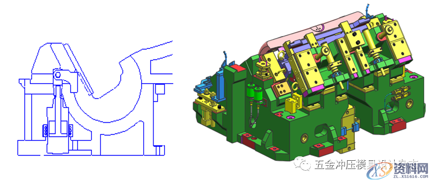 大型模具公司内部培训资料，汽车模具中斜楔模具结构简介,大型模具公司内部培训资料，汽车模具中斜楔模具结构简介,模具,结构,第18张