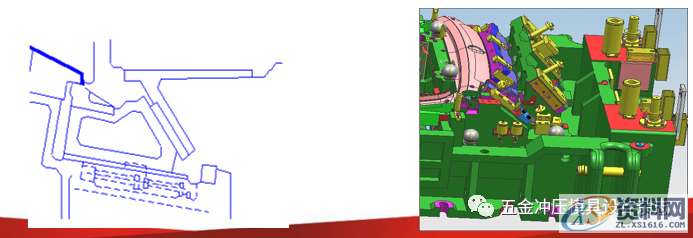 大型模具公司内部培训资料，汽车模具中斜楔模具结构简介,大型模具公司内部培训资料，汽车模具中斜楔模具结构简介,模具,结构,第15张