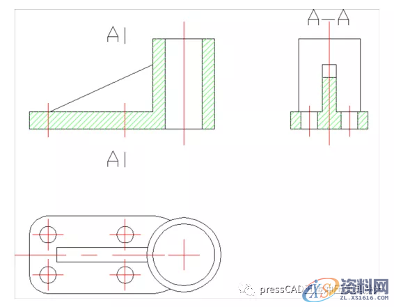 基础知识“机械制图简介”第一角法与第三角法,第一章：基础知识“机械制图简介”第一角法与第三角法,视图,投影,零件,第13张