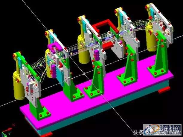 分享自动化焊装夹具设计方案,干货满满!一、工艺分析流程二、夹具三维建模三、二维转图及尺寸标注四、零件加工流程五、气路分析,坐标,标注,图纸,加工,第5张 分享自动化焊装夹具设计方案,干货满满!一、工艺分析流程二、夹具三维建模三、二维转图及尺寸标注四、零件加工流程五、气路分析,坐标,标注,图纸,加工,第5张