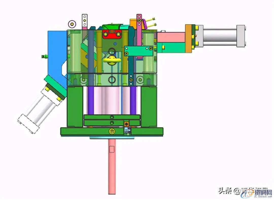 一款经典的斜行位加斜顶结构解析,赶紧看看!!!,油缸,方向,设计,产品,第1张 一款经典的斜行位加斜顶结构解析,赶紧看看!!!,油缸,方向,设计,产品,第1张