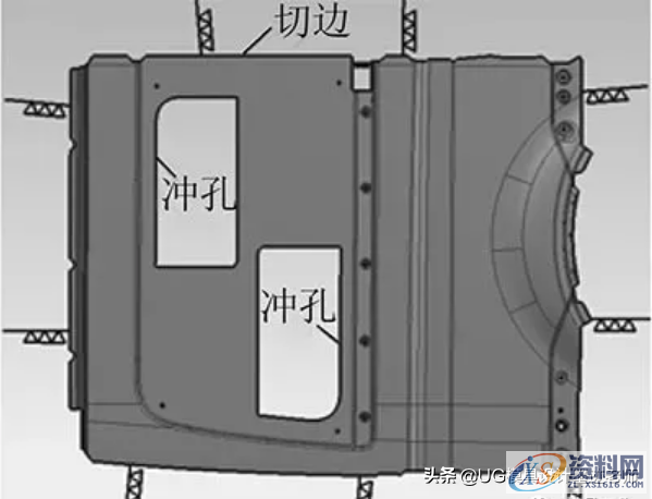 汽车侧围外板工艺切换!模具结构设计,冲压成型工艺学习,冲孔,模具,第4张 汽车侧围外板工艺切换!模具结构设计,冲压成型工艺学习,汽车侧围外板工艺切换!模具结构设计,冲压成型工艺学习,冲孔,模具,第4张