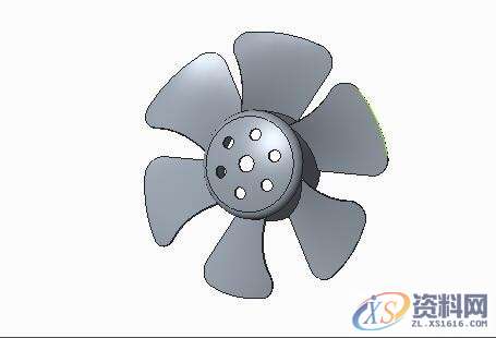 Pro/E产品设计：电风扇扇叶的设计方法Pro/E产品设计：电风扇扇叶的设计方法,设计培训,圆柱,一个,第1张