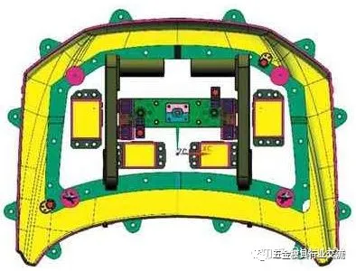 发动机盖包边模具结构设计,发动机盖包边模具结构设计,制件,如图,角度,第6张