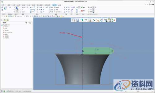 Pro/E产品设计：下水软管设计流程,如图,旋转,阵列,设计培训,第7张