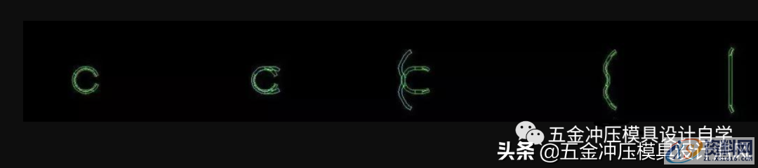 五金冲压模具设计：常见连续“各卷圆”成型工艺拆分，值得学习 ...,五金冲压模具设计：常见连续“各卷圆”成型工艺拆分，值得学习,工艺,成型,产品,第9张