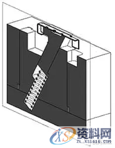 斜滑块抽芯机构在级进模中的应用配合间隙要求和角度要求,间隙,角度,配合,要求,第6张 斜滑块抽芯机构在级进模中的应用配合间隙要求和角度要求,斜滑块抽芯机构在级进模中的应用,间隙,角度,配合,要求,第6张