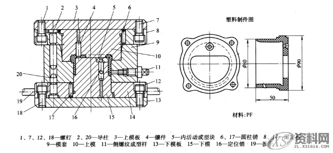 UG NX三个典型注塑模具设计图,举例讲解1、螺旋齿轮注塑模2、废纸篓注塑模 3、仪表座压制模,第4张 UG NX三个典型注塑模具设计图,举例讲解1、螺旋齿轮注塑模2、废纸篓注塑模 3、仪表座压制模,UG NX三个典型注塑模具设计图,举例讲解,第4张