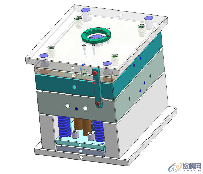 四面贯孔为了防止滑块抽芯产生尖角,所以采用四面斜顶抽芯 ...,模具,样式,模架,采用,第7张 四面贯孔为了防止滑块抽芯产生尖角,所以采用四面斜顶抽芯 ...,四面贯孔为了防止滑块抽芯产生尖角,所以采用四面斜顶抽芯,模具,样式,模架,采用,第7张