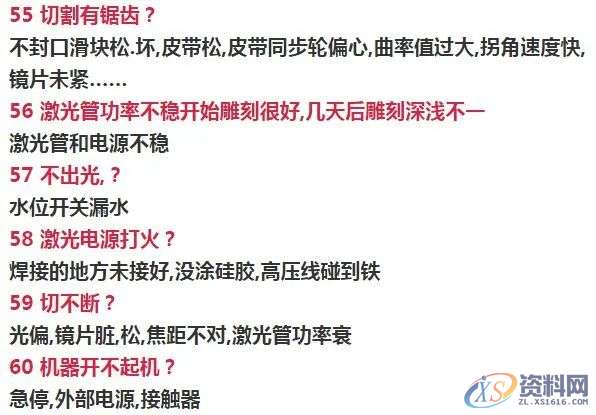 63条激光切割机常见故障及解决方案,建议收藏!!!,培训,设计培训,电商,培训学校,潇洒,第22张 63条激光切割机常见故障及解决方案,建议收藏!!!,培训,设计培训,电商,培训学校,潇洒,第22张