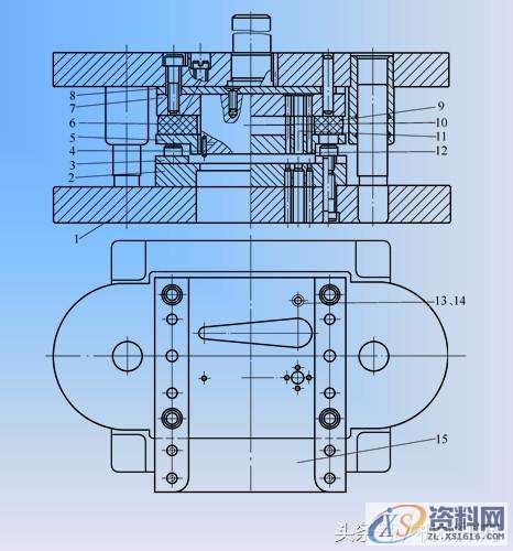 经典冲压模具设计实例讲解,配AutoCAD大图一、冲裁模设计与制造实例1.冲压件工艺性分析2.冲压工艺方案的确定3.主要设计计算4.模具总体设计5.主要零部件设计6.模具总装图二、拉深模设计与制造实例3.主要设计计算4.模具的总体设计5.主要零部件设计,卸料,冲压,模具,设计,零件,第10张 经典冲压模具设计实例讲解,配AutoCAD大图一、冲裁模设计与制造实例1.冲压件工艺性分析2.冲压工艺方案的确定3.主要设计计算4.模具总体设计5.主要零部件设计6.模具总装图二、拉深模设计与制造实例3.主要设计计算4.模具的总体设计5.主要零部件设计,经典冲压模具设计实例讲解,配AutoCAD大图「PPT」,卸料,冲压,模具,设计,零件,第10张