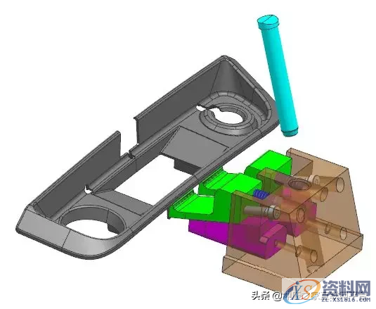 模具滑块里出斜顶，这种经典结构你见过吗？,模具滑块里出斜顶，这种经典结构你见过吗？,模具设计,机构,第8张
