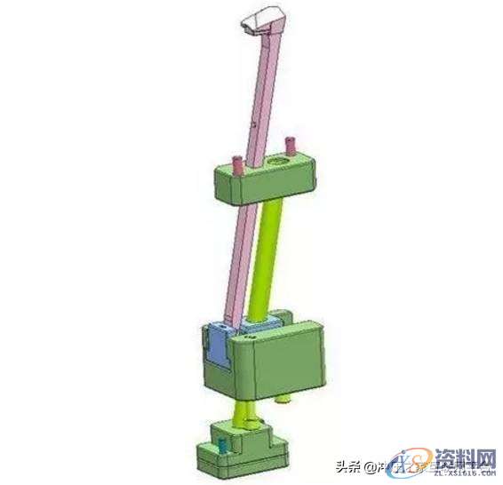 模具倒扣大，斜顶角度如何办？,模具倒扣大，斜顶角度如何办？真难住了,机构,设计,产品,第4张
