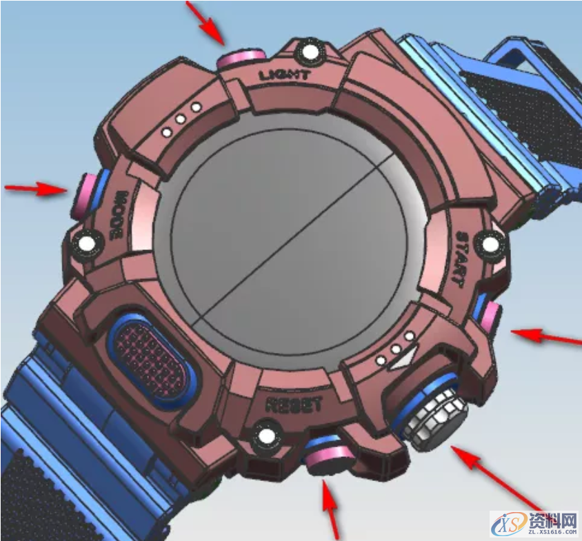 卡西欧手表结构设计,螺丝,第5张 卡西欧手表结构设计,卡西欧手表结构设计,螺丝,第5张