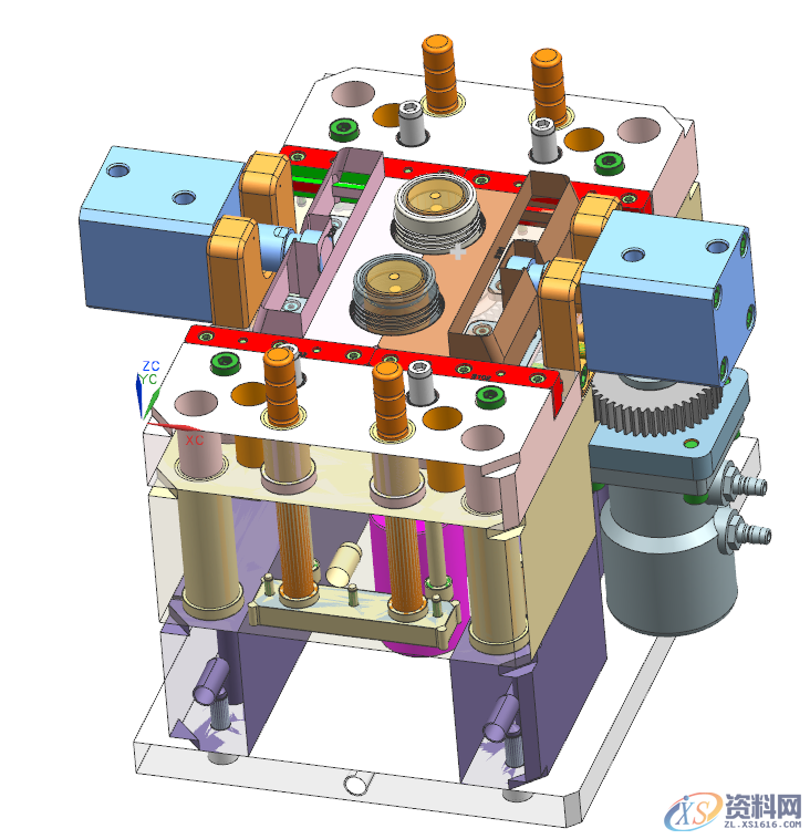塑料内螺纹抽芯，简易模具设计，直接有效的进行脱模,塑料内螺纹抽芯，简易模具设计，直接有效的进行脱模，真是绝了,齿轮,样式,采用,加工,第16张
