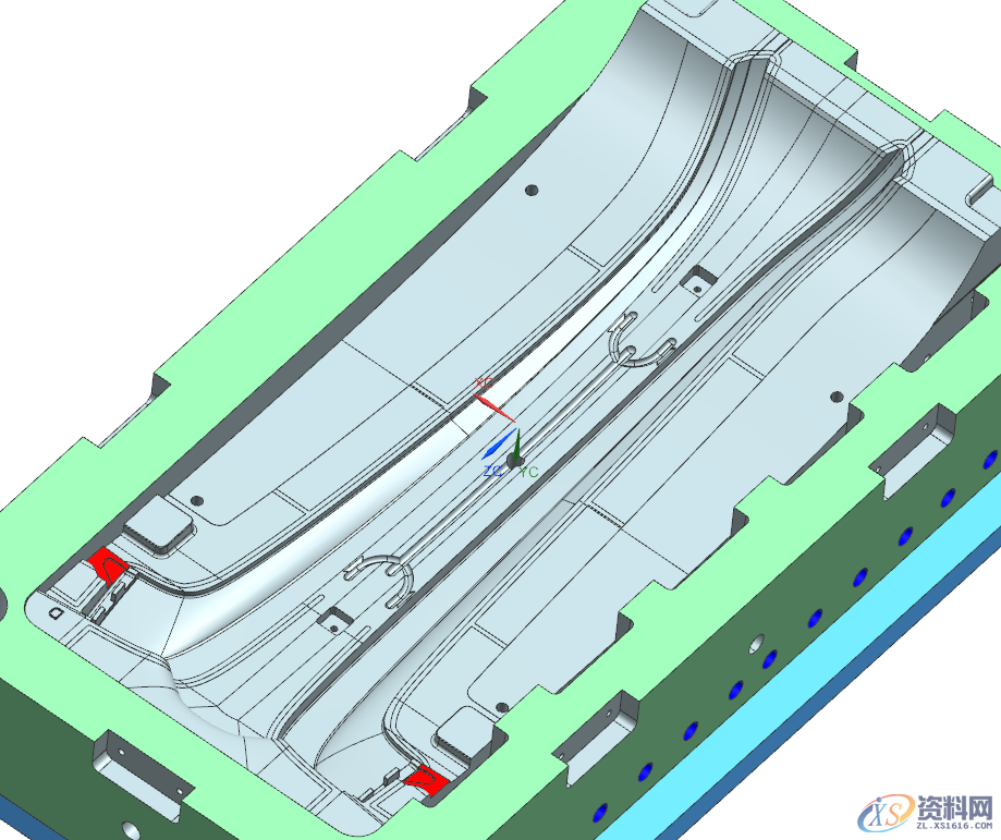 1000MM长的装饰条,冷流道进胶样式,试模后产品尺寸与变形可控 ...,水路,产品,样式,模具设计,第8张 1000MM长的装饰条,冷流道进胶样式,试模后产品尺寸与变形可控 ...,1000MM长的装饰条,冷流道进胶样式,试模后产品尺寸与变形可控,水路,产品,样式,模具设计,第8张
