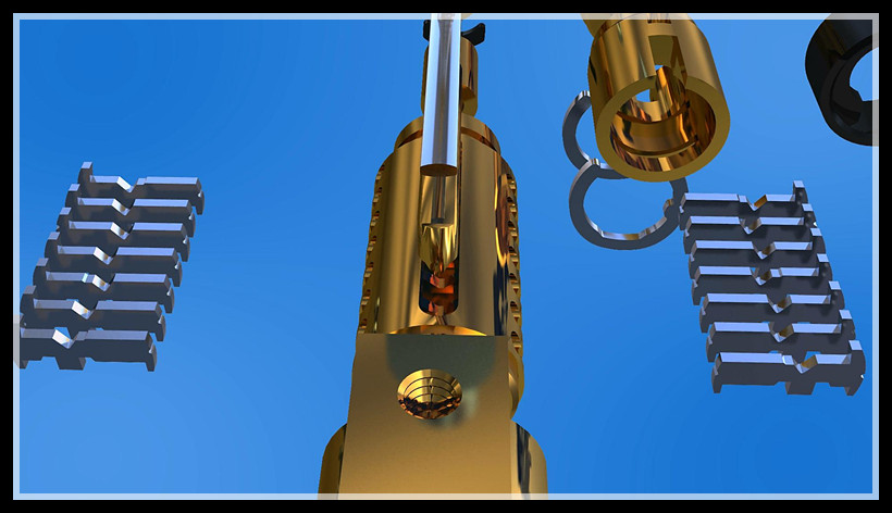 玥玛空转锁结构3D图解(图文教程),结构,避免,角度,第18张 玥玛空转锁结构3D图解(图文教程),玥玛空转锁结构3D图解,结构,避免,角度,第18张