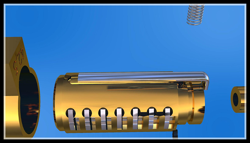 玥玛空转锁结构3D图解(图文教程),结构,避免,角度,第22张 玥玛空转锁结构3D图解(图文教程),玥玛空转锁结构3D图解,结构,避免,角度,第22张
