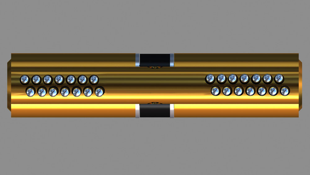 半圆双排珠咔吧锁内部结构3D图解(图文教程),半圆双排珠咔吧锁内部结构3D图解,结构,第7张