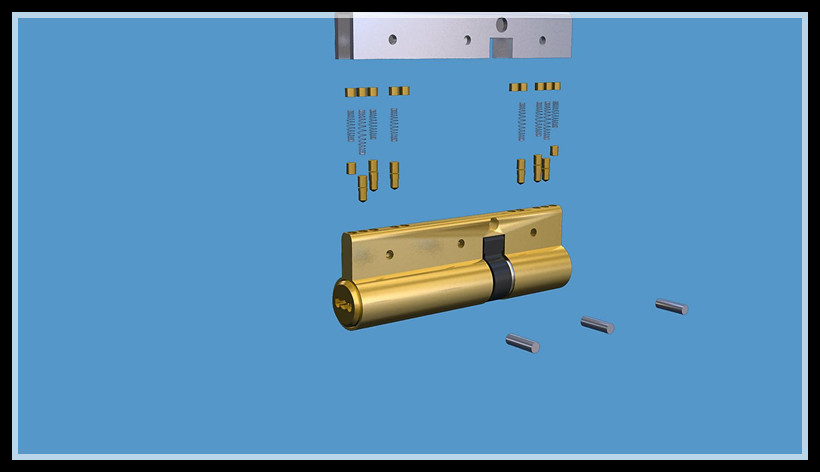 钱进锁结构3D图解(图文教程),钱进锁结构3D图解,结构,第6张