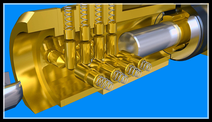安防铁架锁结构3D图解(图文教程),安防铁架锁结构3D图解,结构,第11张