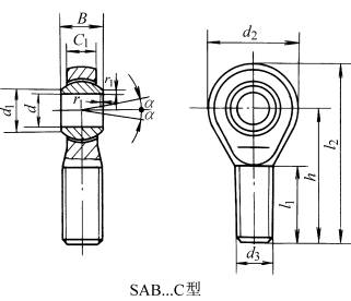 SIB…C、SA…C型杆端关节轴承的结构型式和外形尺寸(图文教程) ...,结构,尺寸,最小,第2张 SIB…C、SA…C型杆端关节轴承的结构型式和外形尺寸(图文教程) ...,SIB…C、SA…C型杆端关节轴承的结构型式和外形尺寸,结构,尺寸,最小,第2张