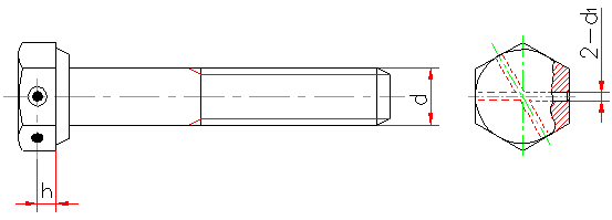 六角头头部带孔螺栓细牙 A和B级(GB 32.3-88)(图文教程),采用,螺纹,性能,第1张 六角头头部带孔螺栓细牙 A和B级(GB 32.3-88)(图文教程),六角头头部带孔螺栓细牙_A和B级(GB_32.3-88),采用,螺纹,性能,第1张