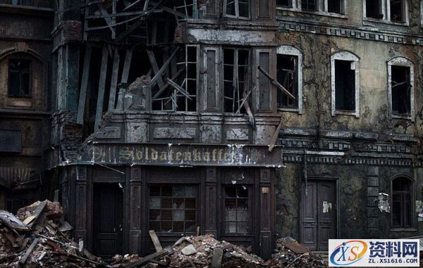 俄电影制片厂真实还原遭二战破坏小镇(图文教程),第4张 俄电影制片厂真实还原遭二战破坏小镇(图文教程),俄电影制片厂真实还原遭二战破坏小镇,第4张