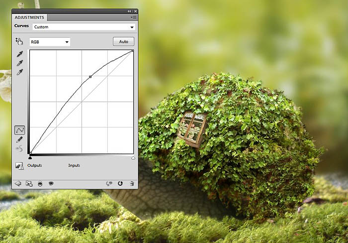 PS合成蜗牛背上的梦幻房子教程(图文教程),选择,直径,形状,第34张 PS合成蜗牛背上的梦幻房子教程(图文教程),PS合成蜗牛背上的梦幻房子教程,选择,直径,形状,第34张
