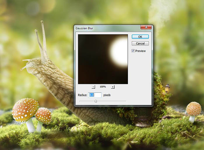 PS合成蜗牛背上的梦幻房子教程(图文教程),选择,直径,形状,第74张 PS合成蜗牛背上的梦幻房子教程(图文教程),PS合成蜗牛背上的梦幻房子教程,选择,直径,形状,第74张