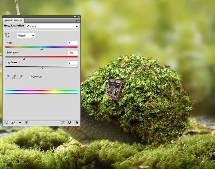 PS合成蜗牛背上的梦幻房子教程(图文教程),选择,直径,形状,第32张 PS合成蜗牛背上的梦幻房子教程(图文教程),PS合成蜗牛背上的梦幻房子教程,选择,直径,形状,第32张