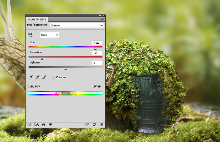 PS合成蜗牛背上的梦幻房子教程(图文教程),选择,直径,形状,第38张 PS合成蜗牛背上的梦幻房子教程(图文教程),PS合成蜗牛背上的梦幻房子教程,选择,直径,形状,第38张