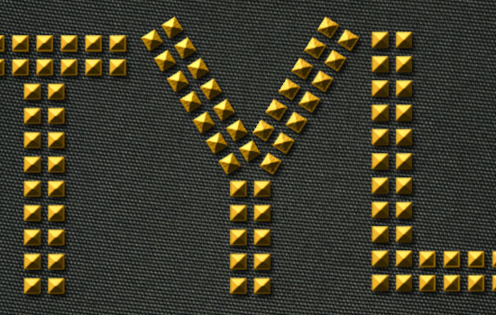 创建时尚的金属镶钉文字效果(图文教程),Simple Studded Text Effect step 6,采用,选择,这个,第27张