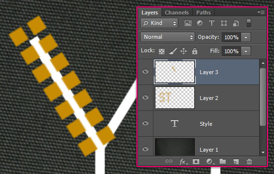 创建时尚的金属镶钉文字效果(图文教程),Simple Studded Text Effect step 4,采用,选择,这个,第14张