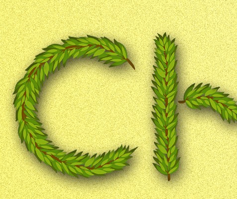 教你用PS绘制好看的常青树字体效果(图文教程),23sd20151222,文件,选择,这个,第23张