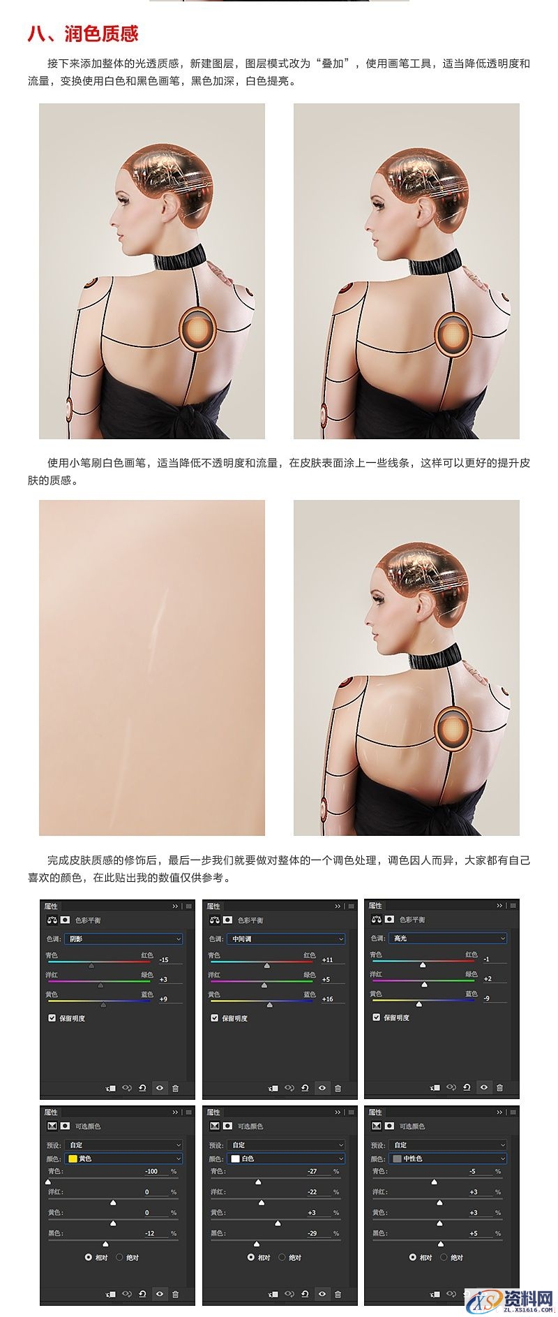 PS进阶教程！手把手教你合成超有范的美女机器人(图文教程),4gg20151217,完成,第5张