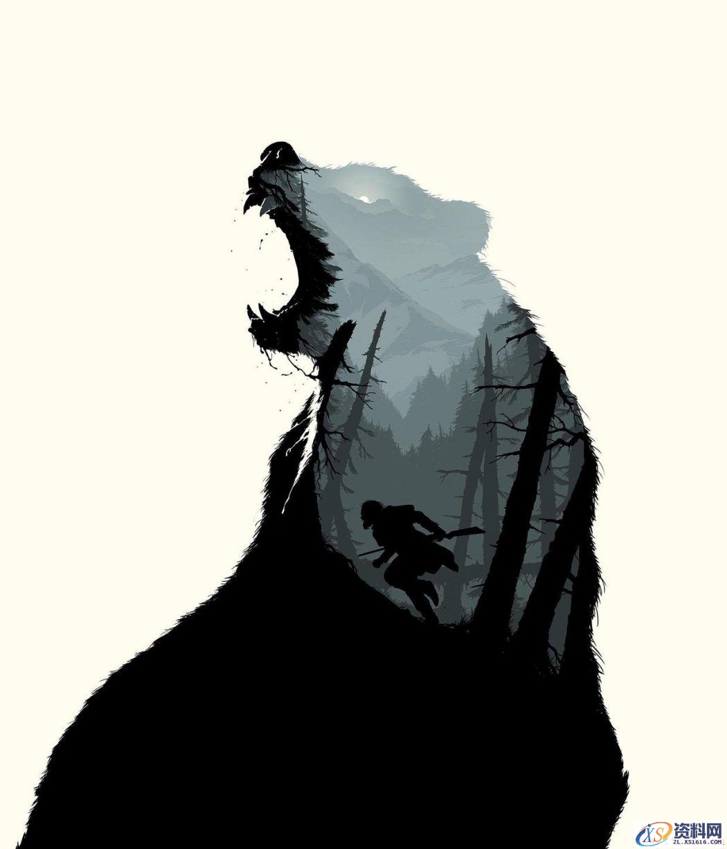 利用Photoshop创建荒野猎人海报(图文教程),利用Photoshop创建荒野猎人海报,要求,设计,一般,第13张