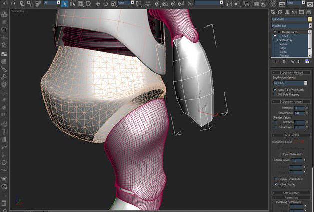 3ds Max制作情绪低落的机器人(图文教程),结构,选择,这个,第6张 3ds Max制作情绪低落的机器人(图文教程),3ds_Max制作情绪低落的机器人,结构,选择,这个,第6张