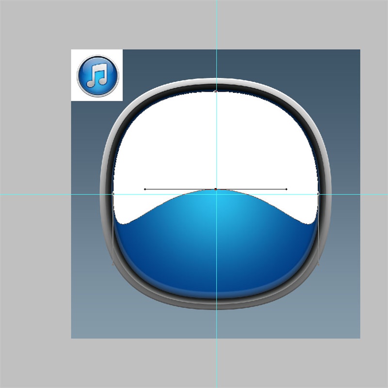 PS教程!手把手教你绘制一枚经典的ITUNES图标(图文教程),选择,这个,形状,第30张 PS教程!手把手教你绘制一枚经典的ITUNES图标(图文教程),29iTunes2016-03-3,选择,这个,形状,第30张