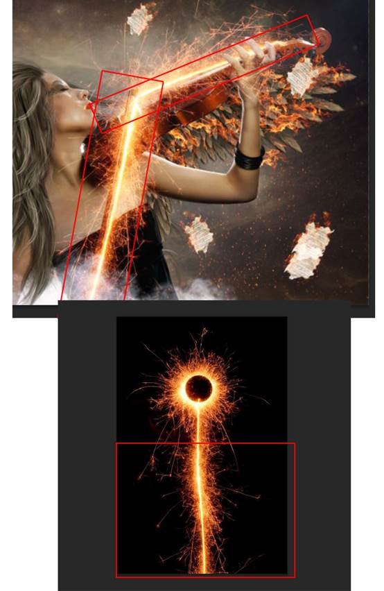 PS教程:创建激烈昂扬的小提琴浴火天使(图文教程),选择,文件,这个,第17张 PS教程:创建激烈昂扬的小提琴浴火天使(图文教程),PS教程:创建激烈昂扬的小提琴浴火天使,选择,文件,这个,第17张