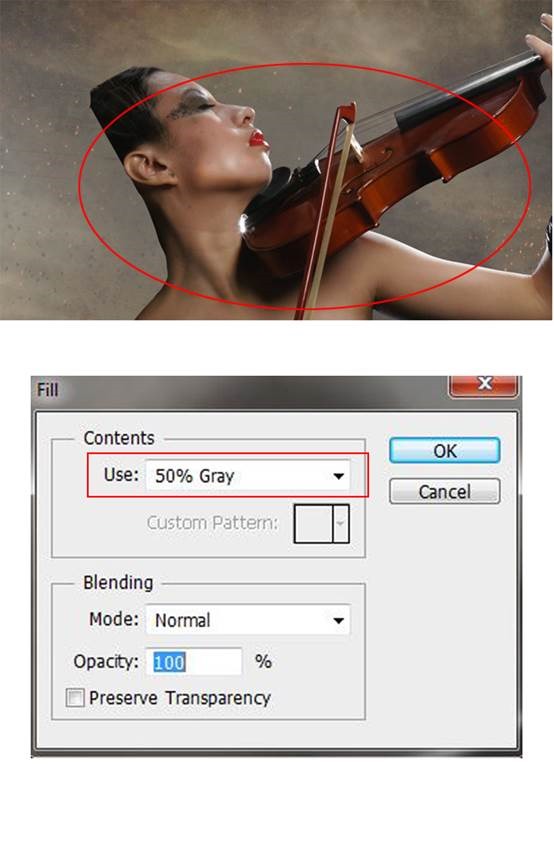 PS教程:创建激烈昂扬的小提琴浴火天使(图文教程),选择,文件,这个,第10张 PS教程:创建激烈昂扬的小提琴浴火天使(图文教程),PS教程:创建激烈昂扬的小提琴浴火天使,选择,文件,这个,第10张