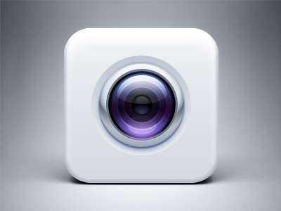 Photoshop制作清新的方形相机图标教程(图文教程),文件,圆角,厚度,第1张 Photoshop制作清新的方形相机图标教程(图文教程),Photoshop制作清新的方形相机图标教程,文件,圆角,厚度,第1张