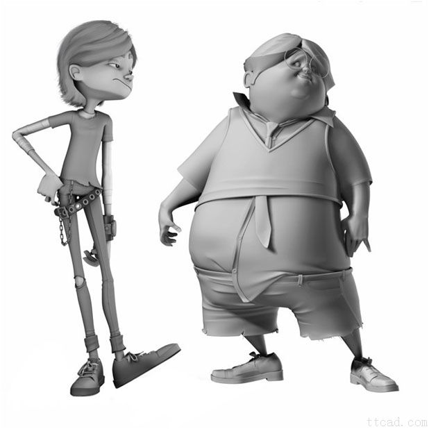 3DMAX打造个性鲜明卡通角色(图文教程),要求,设计,这个,第6张 3DMAX打造个性鲜明卡通角色(图文教程),3DMAX打造个性鲜明卡通角色,要求,设计,这个,第6张