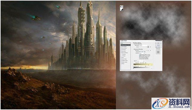综合使用3dMax和Photoshop制作月光下的城堡(图文教程),综合使用3dMax和Photoshop制作月光下的城堡,设计,结构,尺寸,第8张