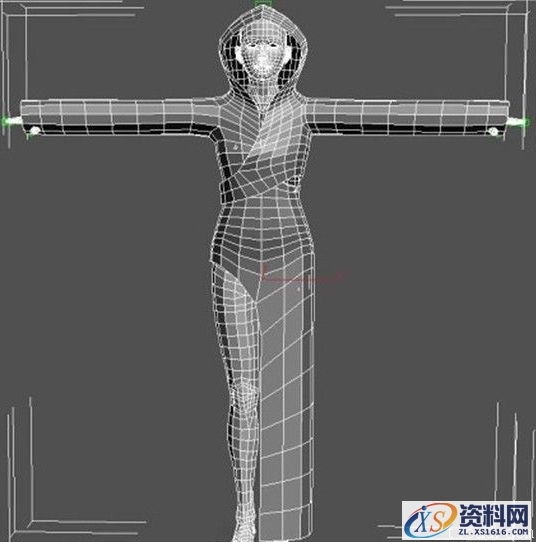 3DMAX制作克劳族少女(图文教程),采用,设计,尺寸,第3张 3DMAX制作克劳族少女(图文教程),3DMAX制作克劳族少女,采用,设计,尺寸,第3张